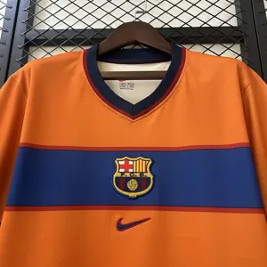 98-99 Barcelona Fourth Retro Kit Vintage Shirt AAAAJersey Dropship Yupoo 3