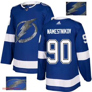 2018 Tampa Bay Lightning ice hockey jersey M-3XL 坦帕湾闪电队时尚亮片款冰球服 8