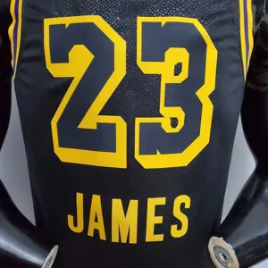 New James #23 Lakers black 4