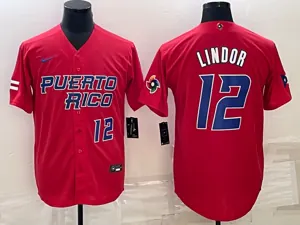 Puerto Rico 2023 World Cup Baseball Jerseys 16