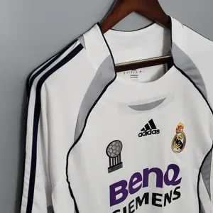 06-07 Real Madrid home long sleeve 3