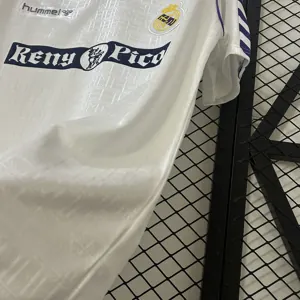 89-90 Real Madrid Home Retro Kit Vintage Shirt AAAAJersey Dropship Yupoo 3