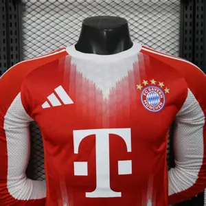 25-26 Bayern Munich Home Kit Player Version Soccer Long Sleeve AAAAJersey Yupoo 5