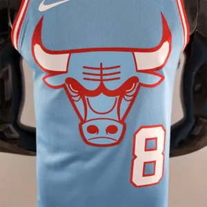 Chicago Bulls LAVINE #8 Blue NBA Jersey 5