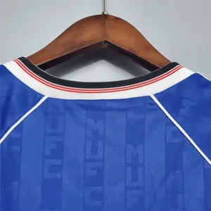 88-89 Manchester United away blue 4
