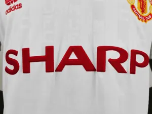 88-89 Manchester United away white 6