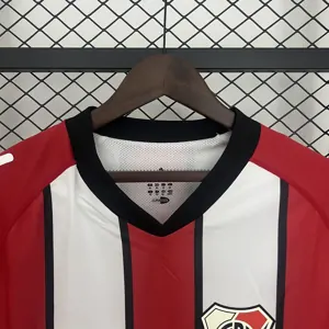 03-04 River Plate Away Long Sleeve Retro Kit Vintage Shirt AAAAJersey Dropship Yupoo 1