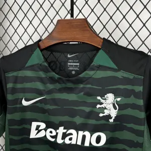 25-26 Kids Sporting Lisbon Goalkeeper Kit Youth Apparels Football AAAAJersey Dropship Yupoo 3