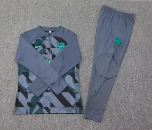 23-24 Barcelona Long Sleeve Training Suit Yupoo 1