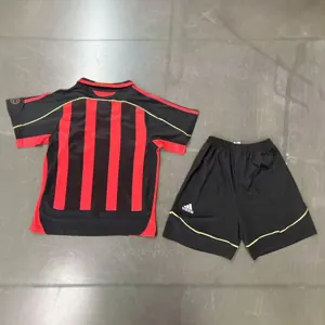 06-07 AC Milan Kids Retro Home Kits Cheap Jersey Yupoo 5