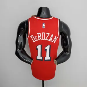 75th Anniversary 2022 Season Chicago Bulls DeROZAN#11 City Edition Red NBA Jersey 8