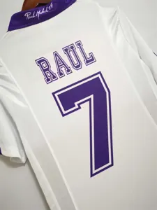 97-98 Real Madrid home champions league white champions 3