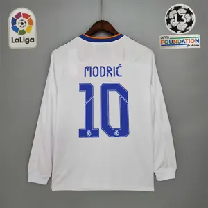21-22 Real Madrid home long sleeve 13