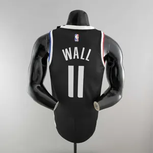 WALL#11 Los Angeles Clippers Black NBA jersey 7