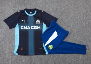 25-26 Marseille Away Player Version Training Kits Football Tracksuits 2