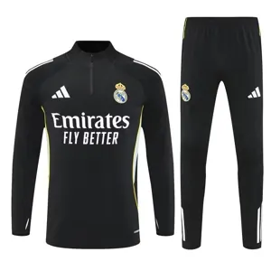 25-26 Real Madrid Black Training Kit Soccer AAAAJersey Yupoo S-2XL