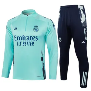 24-25 Real Madrid Long Sleeve Training Suit Football Shirts