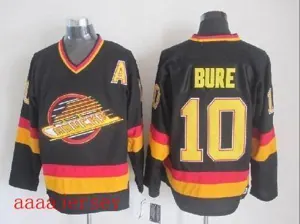 Vancouver Canucks retro ice hockey jersey M-3XL 温哥华加人队复古冰球服 2