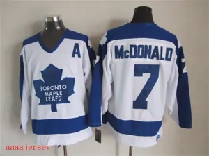 Toronto Maple Leafs retro ice hockey jersey M-3XL 多伦多枫叶队复古冰球服 8