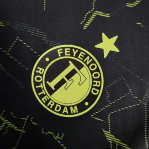 23-24 Feyenoord Black S-XXL Cheap Soccer Jerseys 4