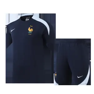 2024 France Navy Training Suits Soccer Jerseys Yupoo 2
