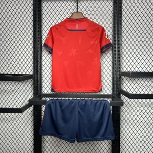 24-25 Osasuna Home Kid Kits Youth Apparels Football AAAAJersey Yupoo 4