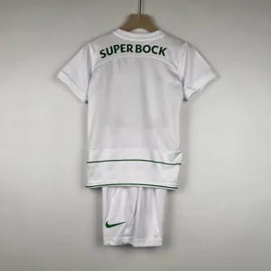 23-24 Sporting Lisbon Away Kids Kits Children Suits Football Jerseys Yupoo 7