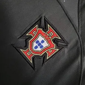 2023 Portugal Black S-XXL Cheap Soccer Jerseys 4
