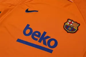 22-23 Barcelona training suit short sleeve kit orange 14