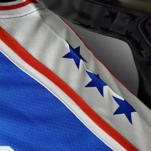75th Anniversary Philadelphia 76ers SIMMONS#25 Blue NBA Jersey 5