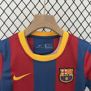 10-11 Barcelona Home Retro Kids Kit Size-16-28 Football Jersey Yupoo 4