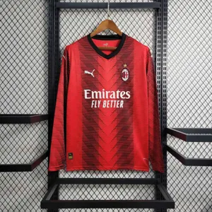 23-24 Long Sleeve AC Milan Home S-XXL