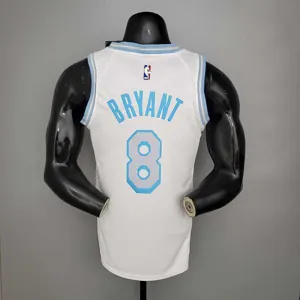 New Lakers Bryant #8 Crew Neck Retro Limited Edition White 4