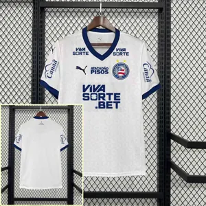 25-26 All Sponsors Bahia Home Kit Soccer AAAAJersey Yupoo S-2XL