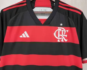 24-25 Flamengo Home Shirt With All Sponsor Best Jerseys Yupoo 7