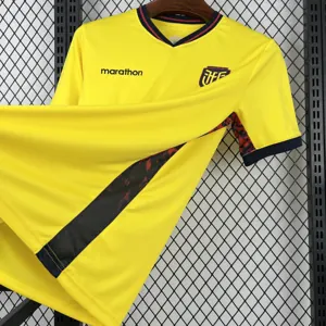 2026 World Cup Ecuador Home Yellow Soccer Shirt Fan Version 1