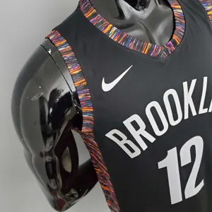 harris#12 Brooklyn Nets City version black 4