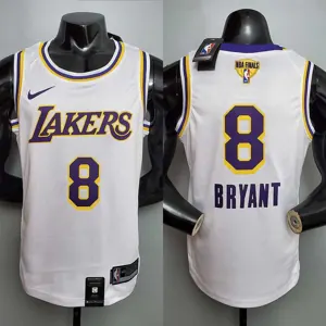 New Bryant #8 Lakers Round neck white