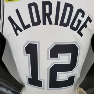ALDRIDGE#12 Spurs White 4
