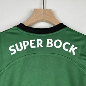 23-24 Sporting Lisbon Home Kids Kits Children Suits Football Jerseys Yupoo 3