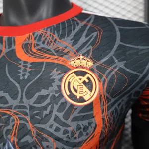 25-26 Real Madrid Black Dragon C Special Edition Kit Player Version Shirt AAAAJersey Wholesale 3