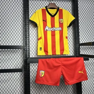 24-25 Lens Home Kid Kits Youth Apparels Football AAAAJersey Yupoo 2