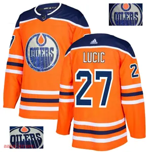 2018 Edmonton Oilers ice hockey jersey M-3XL 埃德蒙顿油人队时尚亮片款冰球服 10