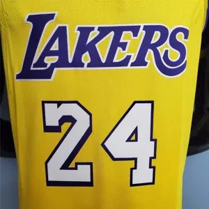 Bryant #24 Lakers yellow 2
