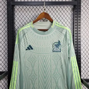 2024 Mexico Away Kit Long Sleeve Shirt Football AAAAJersey Supplier 1