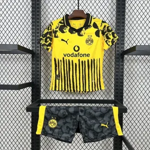 25-26 Dortmund Yellow Special Kids Kit Soccer Youth Apparels AAAAJersey Supply Yupoo