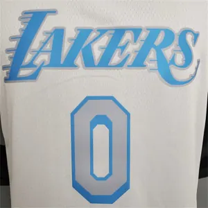 2021 Westbrook#0 Lakers Retro White 2