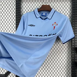 01-02 Celta de Vigo Home Retro Kit Vintage Shirt AAAAJersey Wholesale Yupoo 8 6