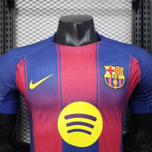 25-26 Barcelona Home Kit Player Version Shirt AAAAJersey Supplier Yupoo 7