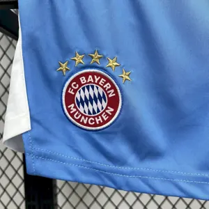 25-26 Bayern Munich Blue Goalkeeper Kid Kits Youth Apparels AAAAJersey Wholesale Yupoo 2